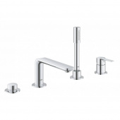 Смеситель для ванны GROHE Lineare New на 4 отверстия с душевым гарнитуром, хром (19577001) — фото, характеристики, купить в NOJABRSK-CLIMBO
