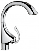 Смеситель для кухни GROHE K4 с выдвижным изливом/лейкой, 33782000 — фото, характеристики, купить в NOJABRSK-CLIMBO