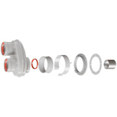 RCA-8080-250002 Адаптер моноблочный универсальный для перехода на двухтрубную систему 80/80 — фото, характеристики, купить в NOJABRSK-CLIMBO