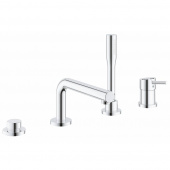 Смеситель для ванны GROHE Concetto New на 4 отверстия с ручным душем и переключателем, хром (19576002) — фото, характеристики, купить в NOJABRSK-CLIMBO