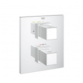 Термостат для ванны GROHE Grohtherm Cube с переключателем (верхняя монтажная часть), 19958000 — фото, характеристики, купить в NOJABRSK-CLIMBO