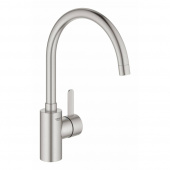 Смеситель для кухни GROHE Eurosmart Cosmopolitan, высокий излив, суперсталь (32843DC2) — фото, характеристики, купить в NOJABRSK-CLIMBO