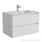 Тумба подвесная, белый, 80 см, Edifice,  IDDIS, EDI80W0i95. Подходит умывальник 0108000i28 — фото, характеристики, купить в NOJABRSK-CLIMBO