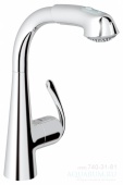 Смеситель для кухни GROHE Zedra с выдвижным изливом/лейкой, 32553000 — фото, характеристики, купить в NOJABRSK-CLIMBO