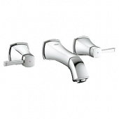 Смеситель для раковины GROHE Grandera (верхняя монтажная часть, вынос 177 мм), 20414000 — фото, характеристики, купить в NOJABRSK-CLIMBO