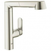 Смеситель для кухни GROHE K7 с выдвижным изливом, 32176DC0 — фото, характеристики, купить в NOJABRSK-CLIMBO