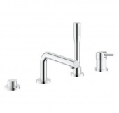 Смеситель для ванны GROHE Concetto с душевым гарнитуром (на бортик ванны), 19576001 — фото, характеристики, купить в NOJABRSK-CLIMBO