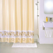 Штора для ванной комнаты 180*200 см полиэстер beige fresco Milardo — фото, характеристики, купить в NOJABRSK-CLIMBO