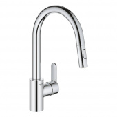 Смеситель для кухни GROHE Eurostyle Cosmopolitan, высокий излив, хром (31482003) — фото, характеристики, купить в NOJABRSK-CLIMBO