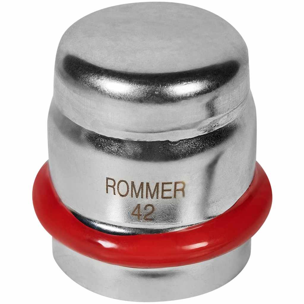Заглушка ROMMER ВПр, 42, из нержавеющей стали прессовой — фото, характеристики