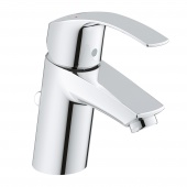 Смеситель для раковины GROHE Eurosmart с донным клапаном, S-size, 33265002 — фото, характеристики, купить в NOJABRSK-CLIMBO