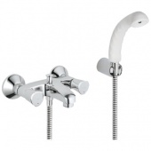 Смеситель для ванны GROHE Costa L с душевым гарнитуром, 25460001 — фото, характеристики, купить в NOJABRSK-CLIMBO