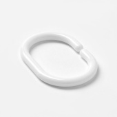 Набор колец для шторы в ванную комнату, White, RID011P, IDDIS — фото, характеристики, купить в NOJABRSK-CLIMBO