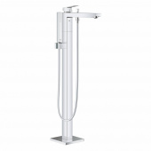 Смеситель для ванны GROHE Eurocube, свободностоящий, с ручным душем, хром (23672001) — фото, характеристики, купить в NOJABRSK-CLIMBO