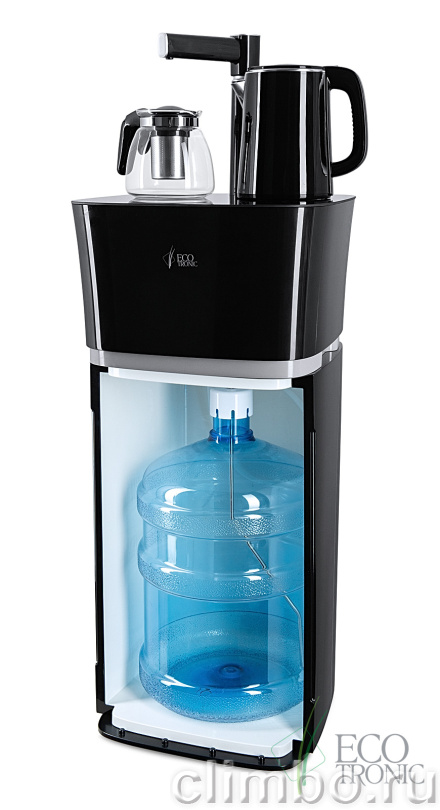 Кулер с чайным столиком Тиабар Ecotronic TB11-LE black — фото товара