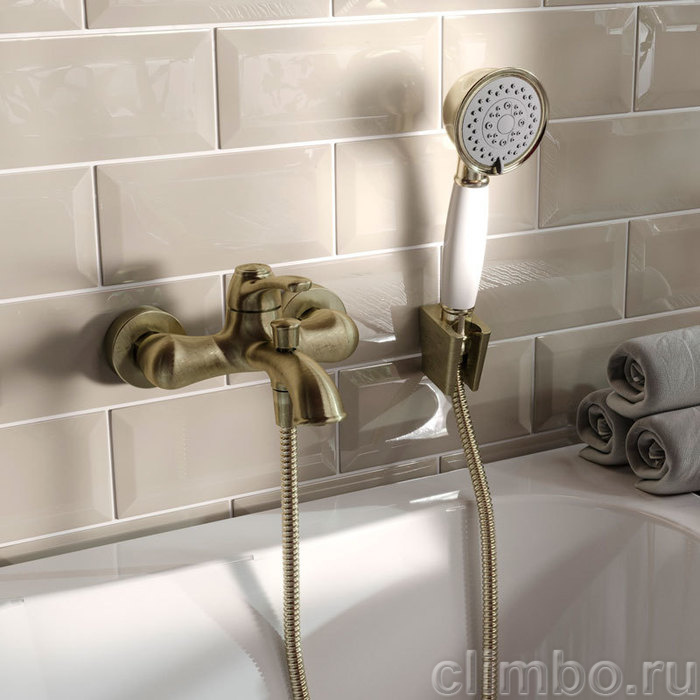 OLDBR00i02 Смеситель для ванны Oldie, бронза — фото товара