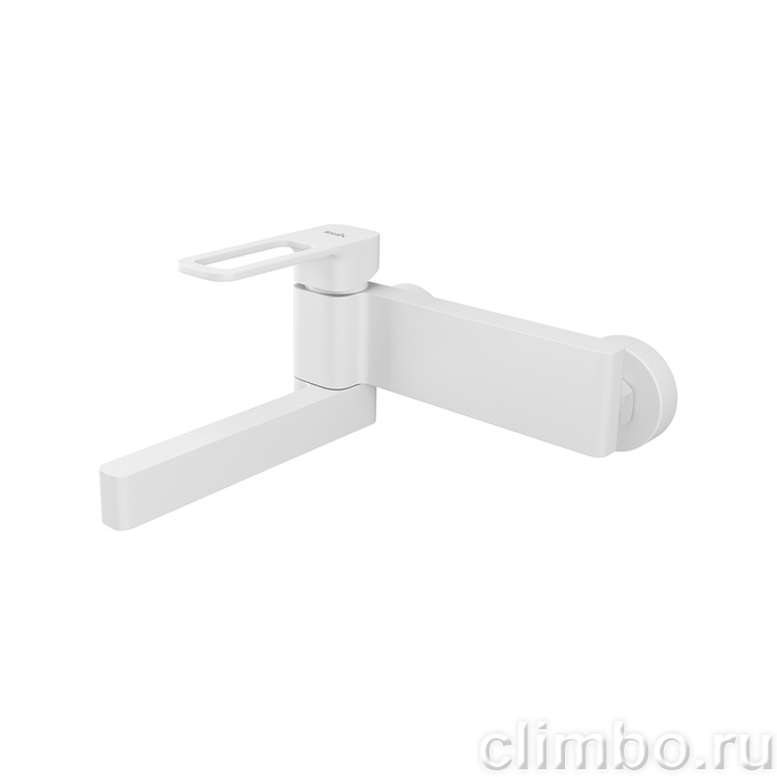 Смеситель для ванны, белый матовый, Слайд (Slide), IDDIS, SLIWT00i02WA — фото, детали конструкции