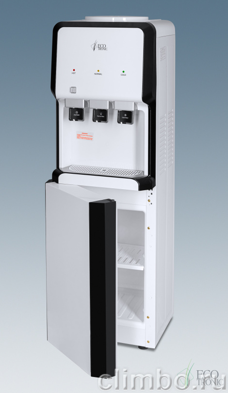 Кулер Ecotronic V33-LCE white-black со шкафчиком — фото товара