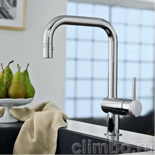 Смеситель для кухни GROHE Minta с выдвижным U-изливом, 32067000 — фото товара