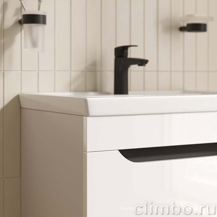 Тумба подвесная, 60 см, белый, Рэй (Ray), IDDIS, RAY60W0i95 подходит умыв. 4076000i28 — фото, детали конструкции