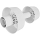 RCA-6010-700334 ROMMER Оголовок с ветрозащитой традиционный D60(п)/100(п) (алюминий) БЕЛЫЙ однонаправл. — фото, детали конструкции