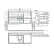 Тумба с умывальником, подвесная, 100 см, темно-серый, Edifice, IDDIS — фото товара