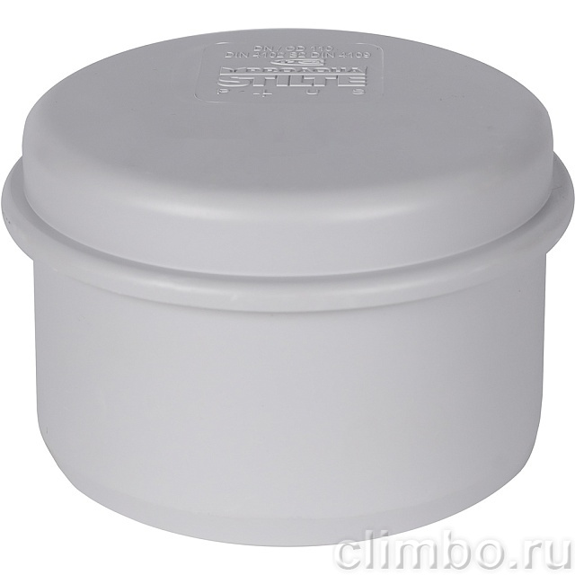 Заглушка канализационная бесшумная STOUT D110 — фото, детали конструкции