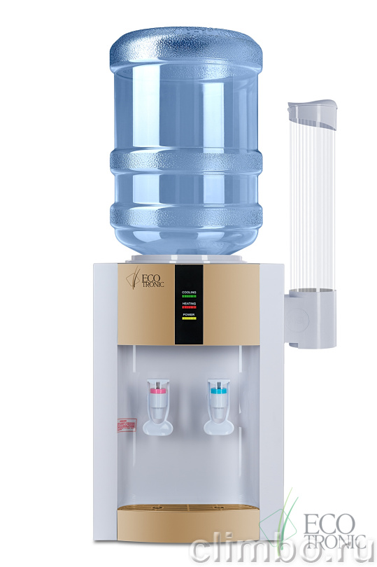 Кулер для воды Ecotronic H1-TE Gold с электронным охлаждением — фото товара