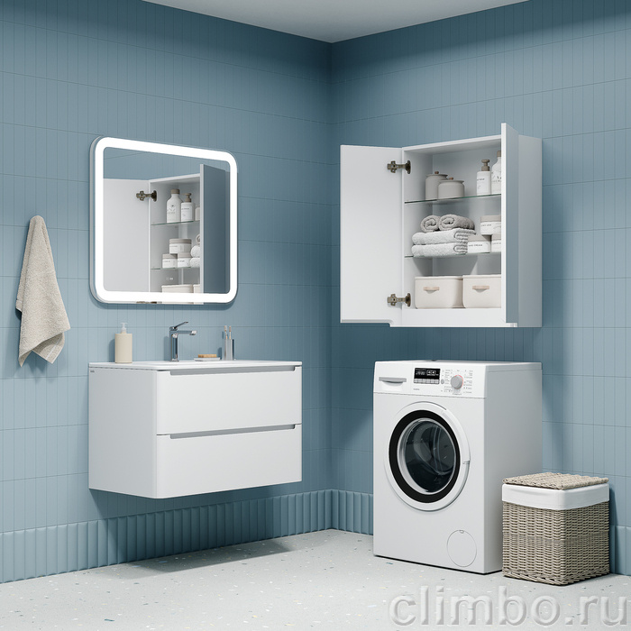 Шкаф подвесной, 60 см, белый, Эдифис (Edifice), IDDIS, EDI60W0i97 — фото, детали конструкции