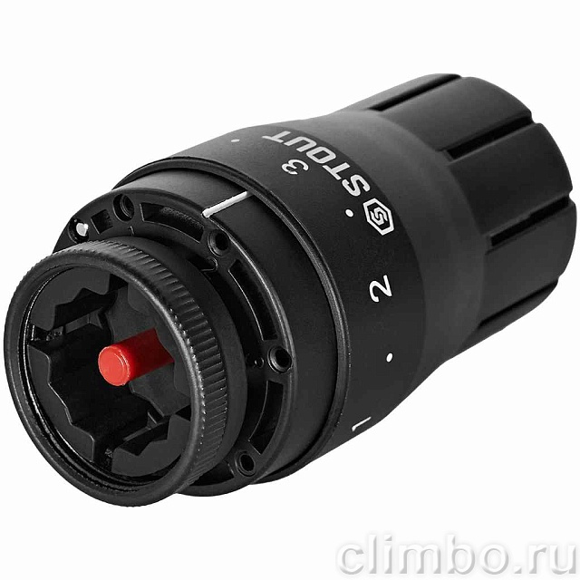 Головка термостатическая STOUT Design черная, жидкостная M30x1,5 — фото, детали конструкции