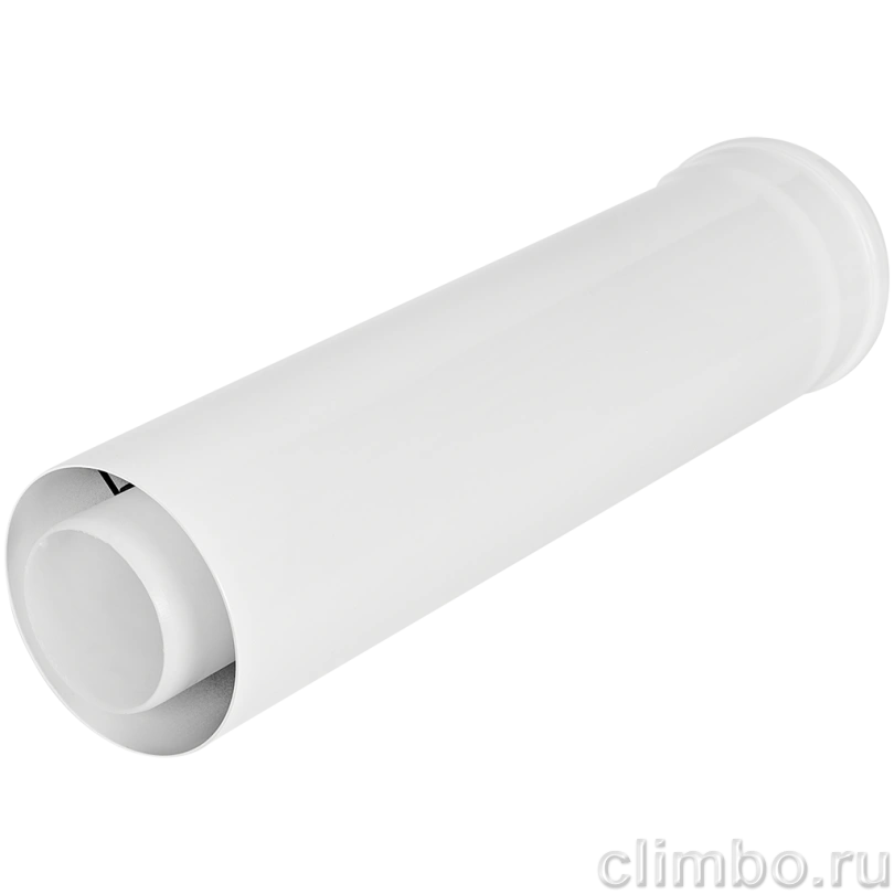 Удлинитель дымохода конденсационный коаксиальный ROMMER D80(п-м)/125(м-п), L500 — фото, детали конструкции