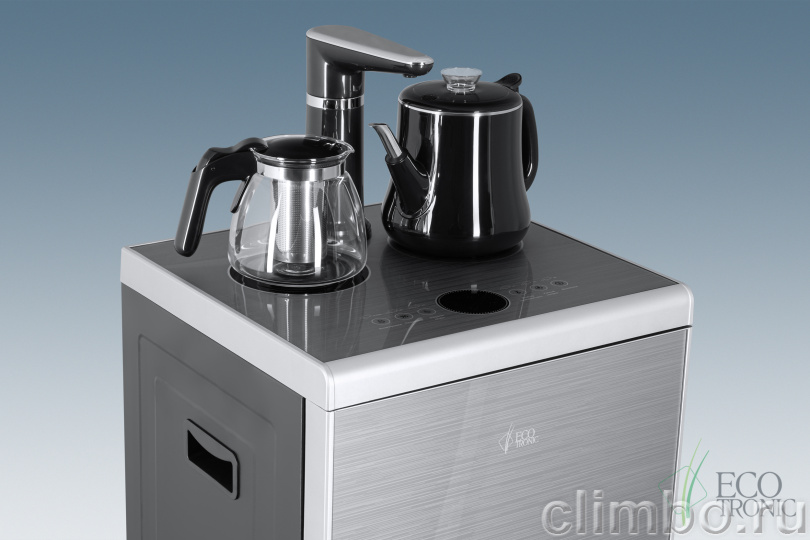 Кулер с чайным столиком Teabar Ecotronic TB60-LNA silver — фото товара