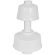 RCA-6010-700334 ROMMER Оголовок с ветрозащитой традиционный D60(п)/100(п) (алюминий) БЕЛЫЙ однонаправл. — фото, детали конструкции