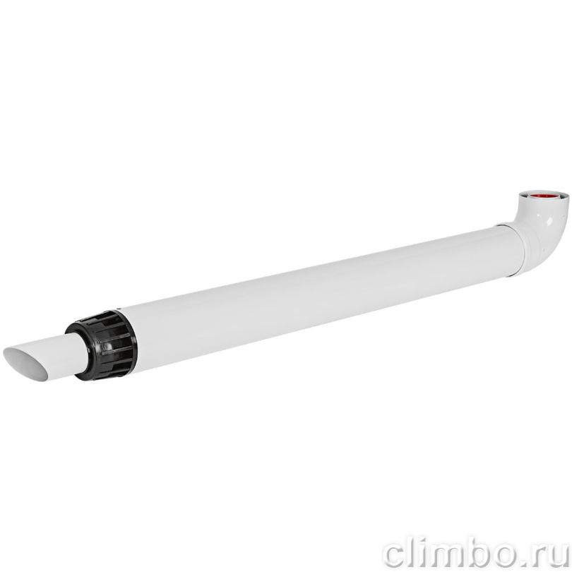Комплект дымохода традиционный ROMMER RCA-6010 АНТИЛЕД УНИВЕРСАЛЬНЫЙ D60/100, L1220 (кроме Immergas и Navien Deluxe 75/100) однонаправленный — фото, детали конструкции