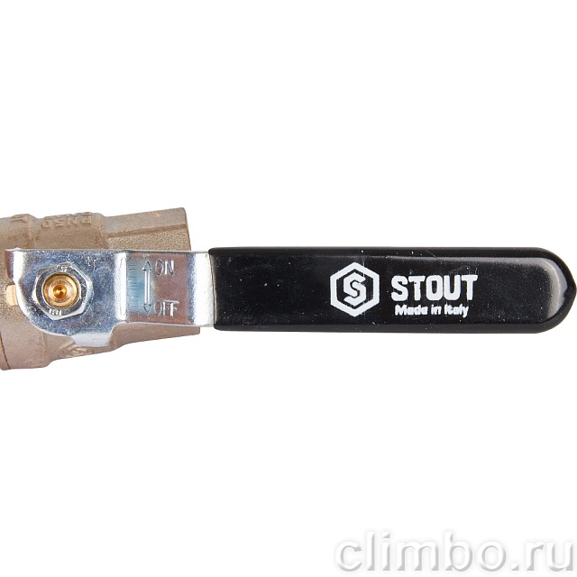 Кран шаровой полнопроходной STOUT ВР/ВР, ручка рычаг 1/2 — фото, детали конструкции