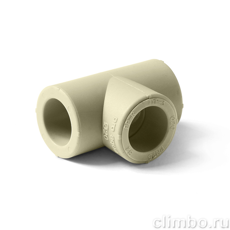 PROAQUAPPR PP-R Тройник переходной Серый 90-40-90 — фото товара