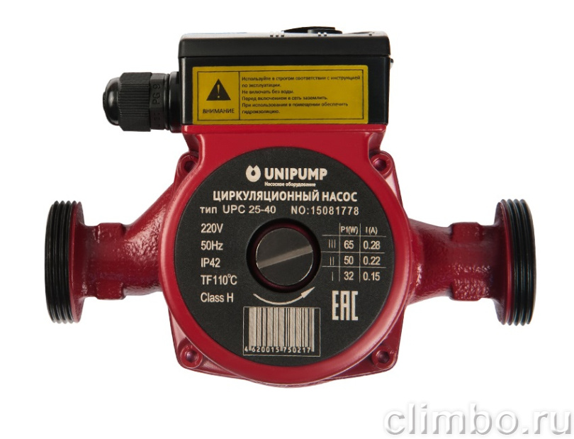Циркуляционный насос для отопления UNIPUMP  UPС 32-80 180 — фото товара