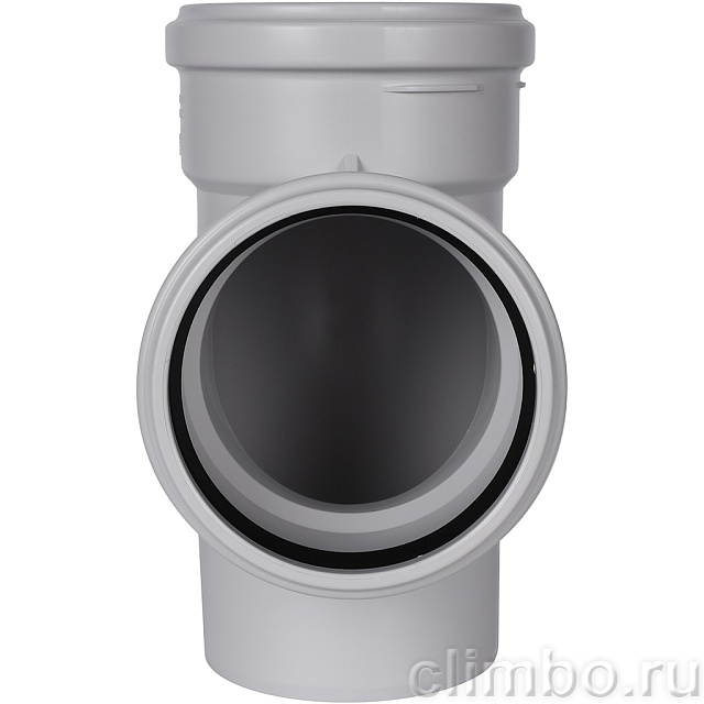 Тройник канализационный бесшумный STOUT D110x110/ 87,5° — фото, детали конструкции