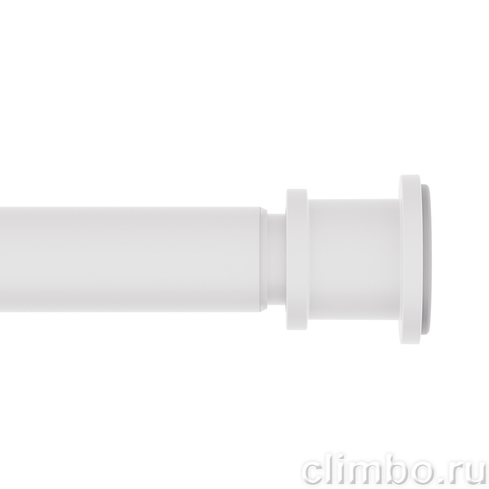 Карниз для ванной комнаты, 110-200 см, белый матовый, Элеганте (Elegante), IDDIS, RSW0120i14 — фото, детали конструкции