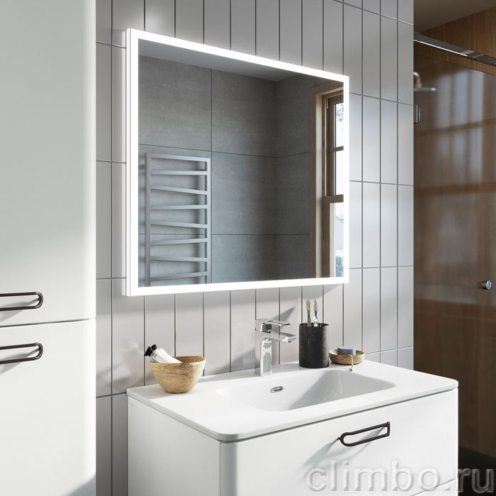 BRI60W0i95K Тумба 60 см с умывальником Brick (белый) — фото товара