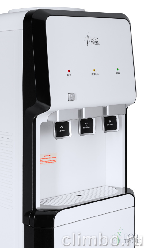 Кулер Ecotronic V33-LCE white-black со шкафчиком — фото товара