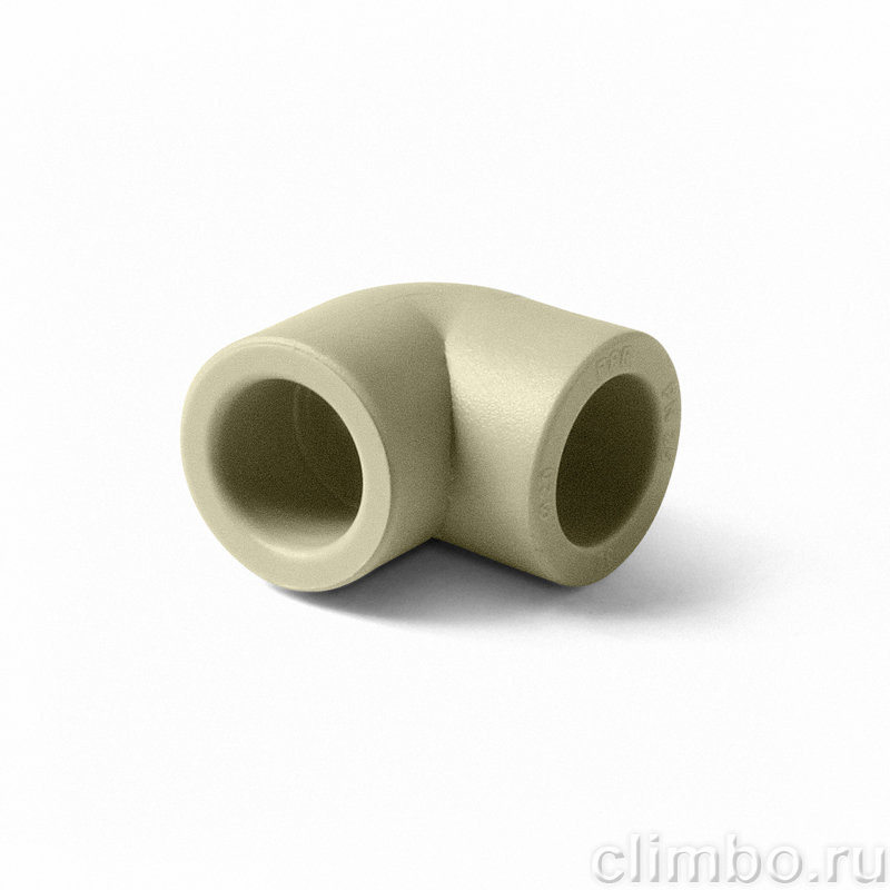 PROAQUAPPR PP-R Угольник 90 градусов Серый  63 — фото товара