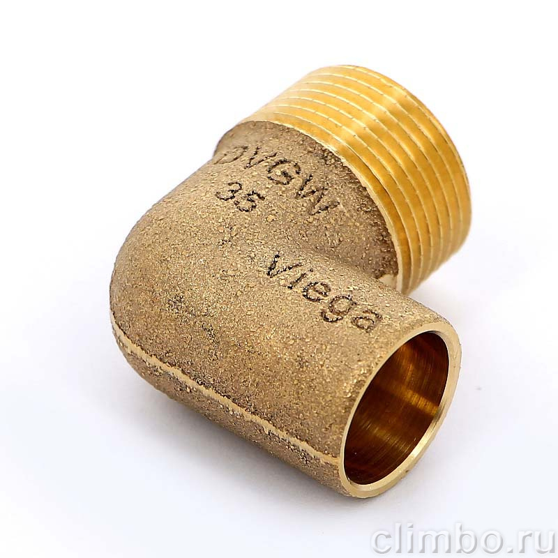 Угол наружная резьба-пайка 18х3/4", VIEGA — фото товара