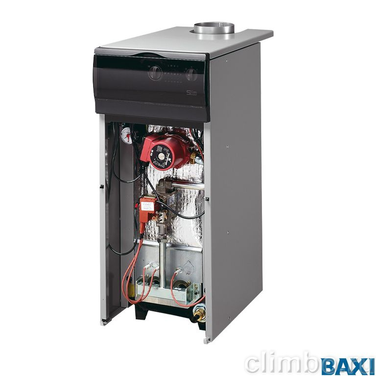 Напольный одноконтурный газовый котел с чугунным теплообменником BAXI SLIM 1.230 i — фото товара