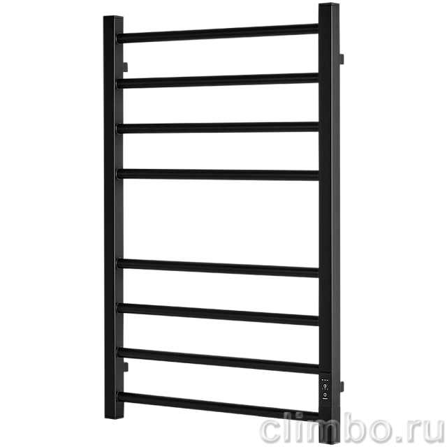 Полотенцесушитель STOUT электрический PIANO quadro 80*50 Черный матовый — фото, детали конструкции