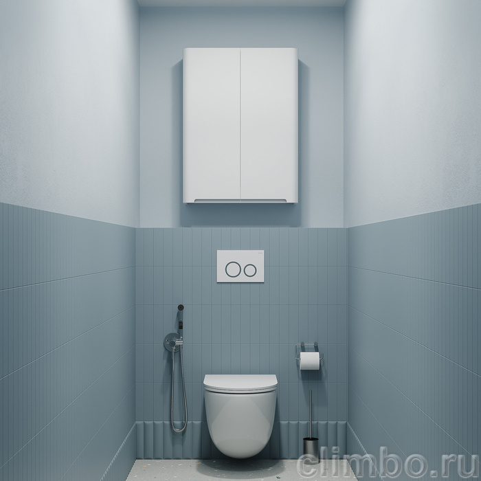 Шкаф подвесной, 60 см, белый, Эдифис (Edifice), IDDIS, EDI60W0i97 — фото, детали конструкции