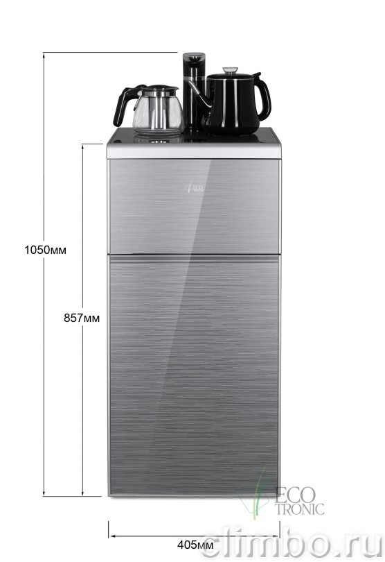 Кулер с чайным столиком Teabar Ecotronic TB60-LNA silver — фото товара
