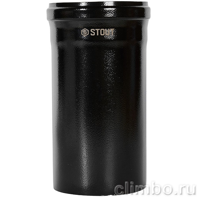 STOUT SCR-8125-600250 STOUT Удлинитель дымохода традиц. коакс. D80(п-м)/125(п-м), L250, ЧЕРНЫЙ — фото, детали конструкции