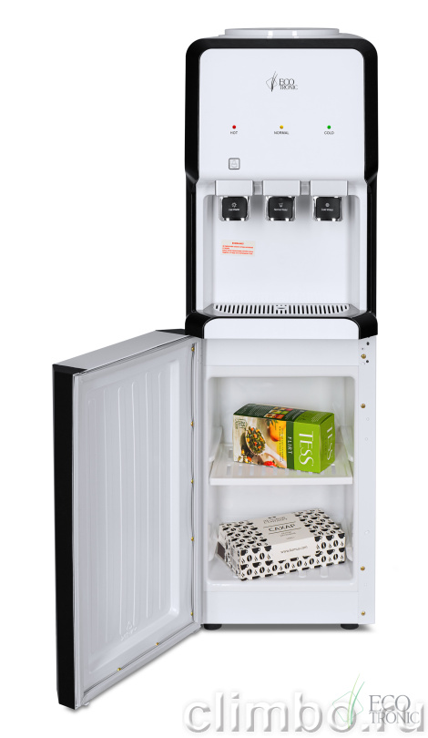 Кулер Ecotronic V33-LCE white-black со шкафчиком — фото товара