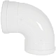 Отвод 90° традиционный коаксиальный ROMMER D60(м-м)/100(м-м) — фото, детали конструкции